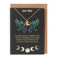 Luna Moth Necklace on Greeting Card