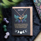 Luna Moth Necklace on Greeting Card