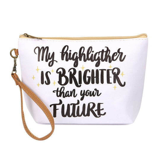 "My Highlighter" Cosmetic Bag