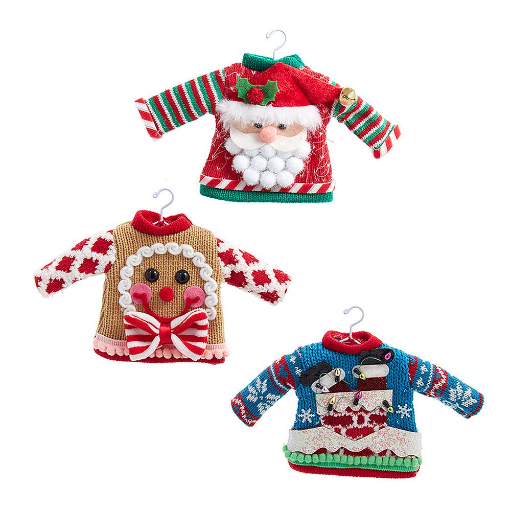 Ugly Sweater Ornaments