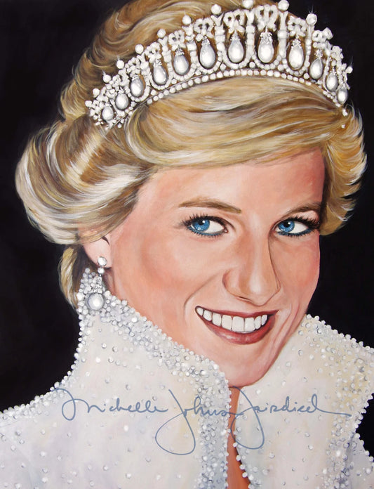 11"x14" Signed Print: Princess Diana