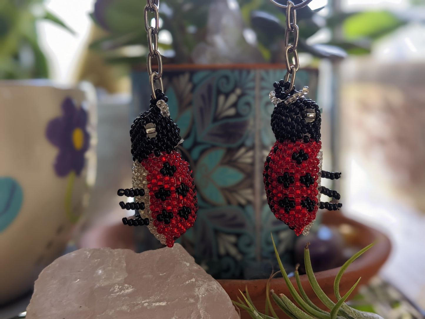 Beaded Insect Keychains