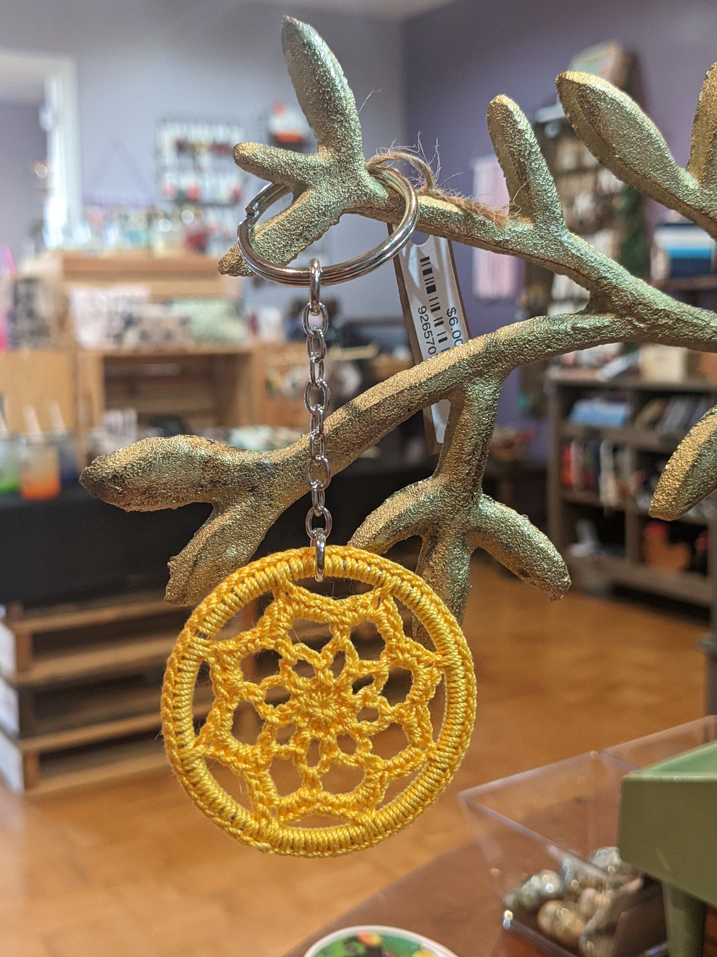 Crocheted Mandala: Mini Keychains