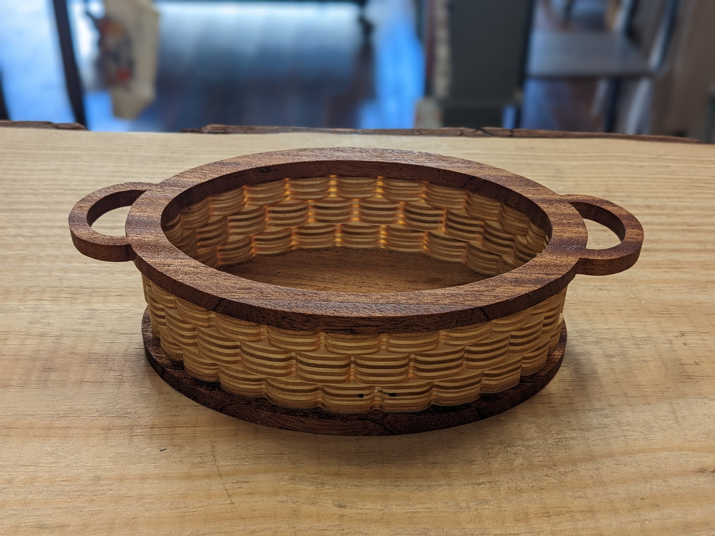 Wooden Basket: 6" Oval