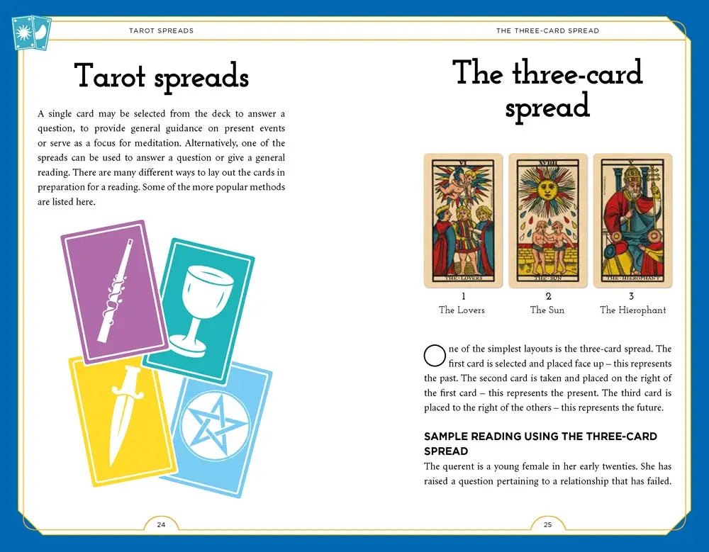 Tarot Book & Card Deck: 78-Card Marseilles Deck & Guide
